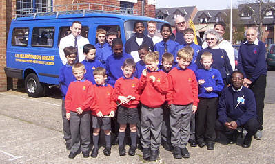 Some of the Company with our latest minibus.